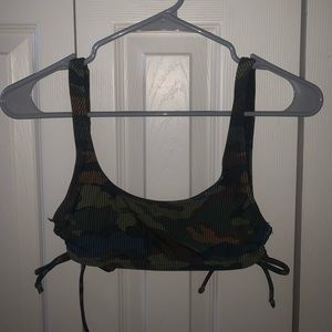 Camo bikini top
